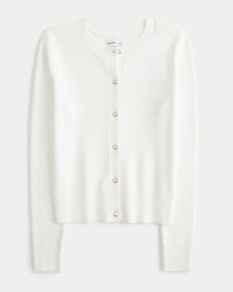 hollister comfy cloud rundhals-cardigan