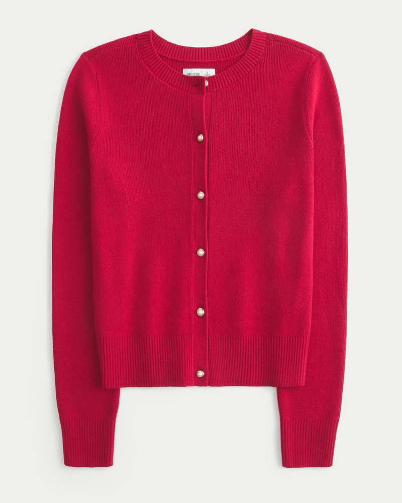 hollister comfy cloud rundhals-cardigan