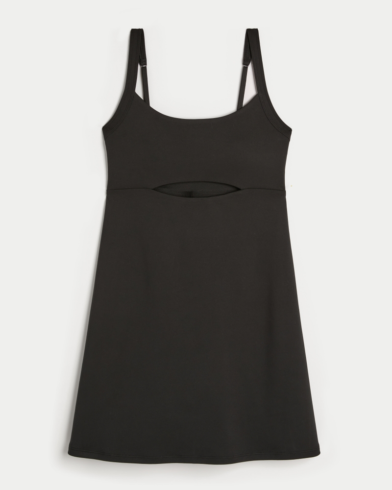 gilly hicks energetic recharge a-linien-kleid mit cut-outs