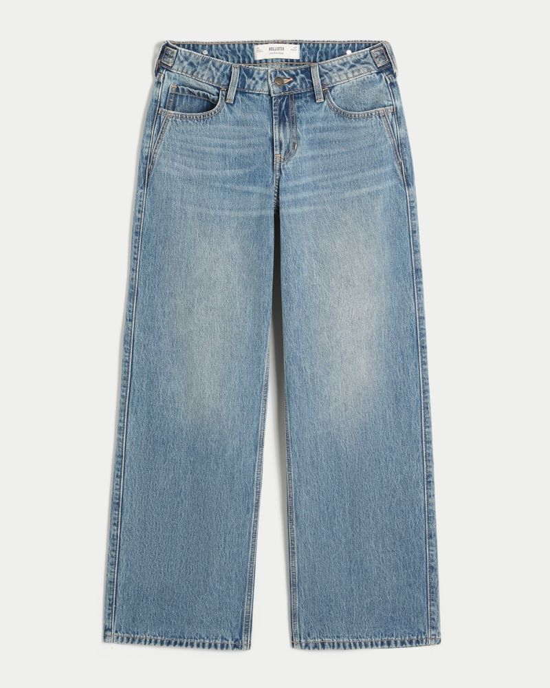 verstellbarer bund niedrige leibhöhe mittlere waschung locker sitzende jeans