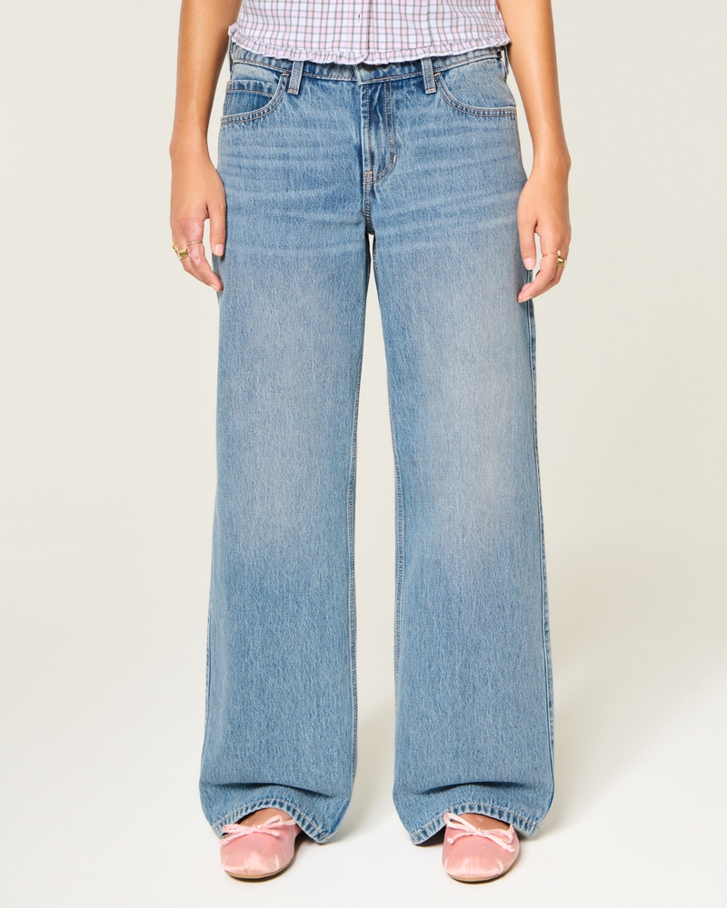 verstellbarer bund niedrige leibhöhe mittlere waschung locker sitzende jeans