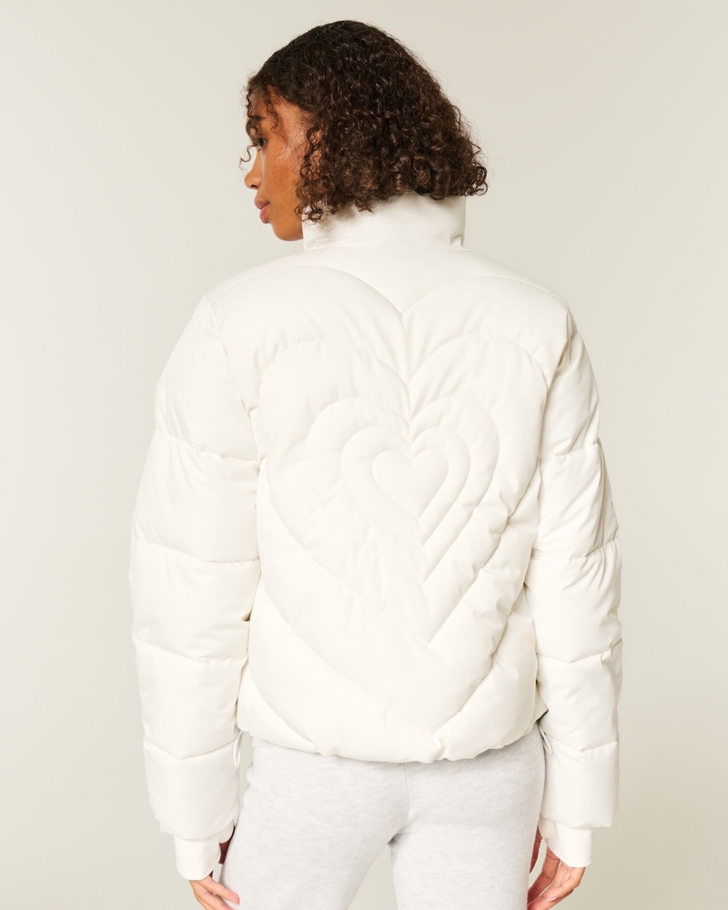 daunenjacke mit reißverschlussmuster