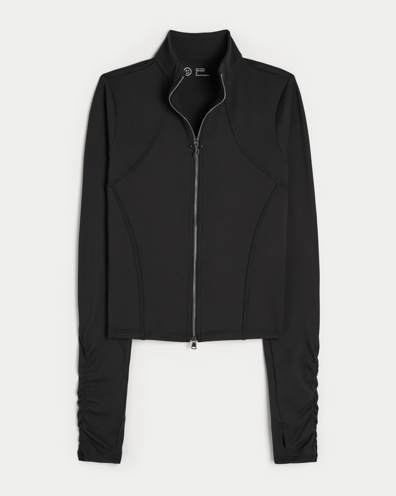 gilly hicks recharge active bow doppelreißverschlussjacke