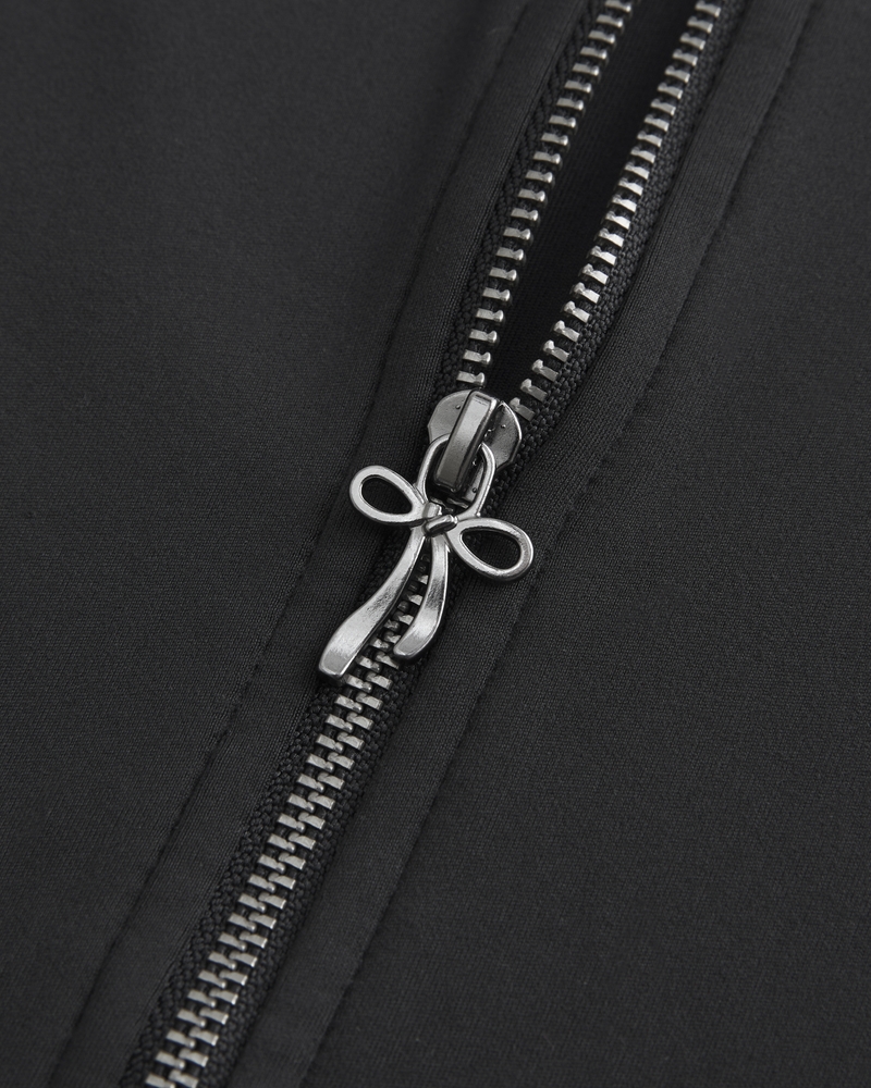 gilly hicks recharge active bow doppelreißverschlussjacke