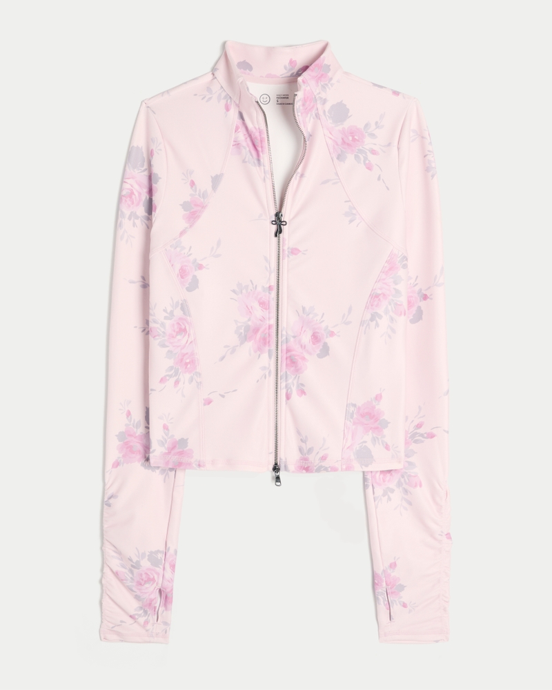 gilly hicks recharge active bow doppelreißverschlussjacke