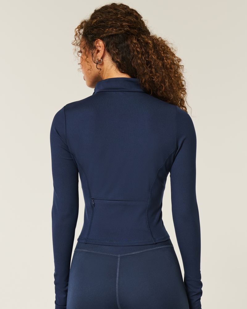 gilly hicks recharge active bow doppelreißverschlussjacke
