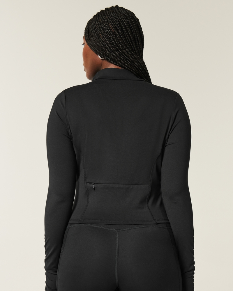 gilly hicks recharge active bow doppelreißverschlussjacke