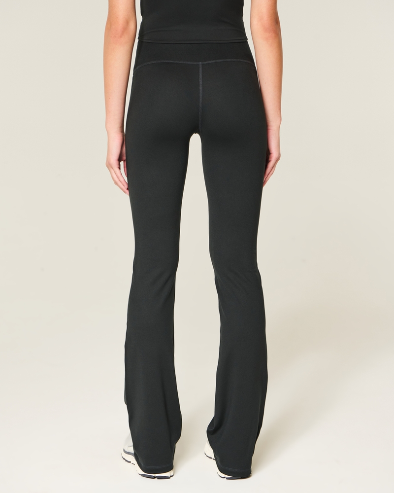 gilly hicks active recharge schnür-bootcut-leggings