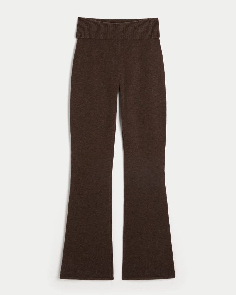 gilly hicks strickhose mit umgeschlagenem bein