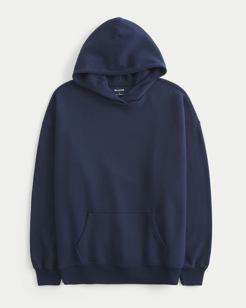 oversize-hoodie mit glitzerprint und bonbonmuster