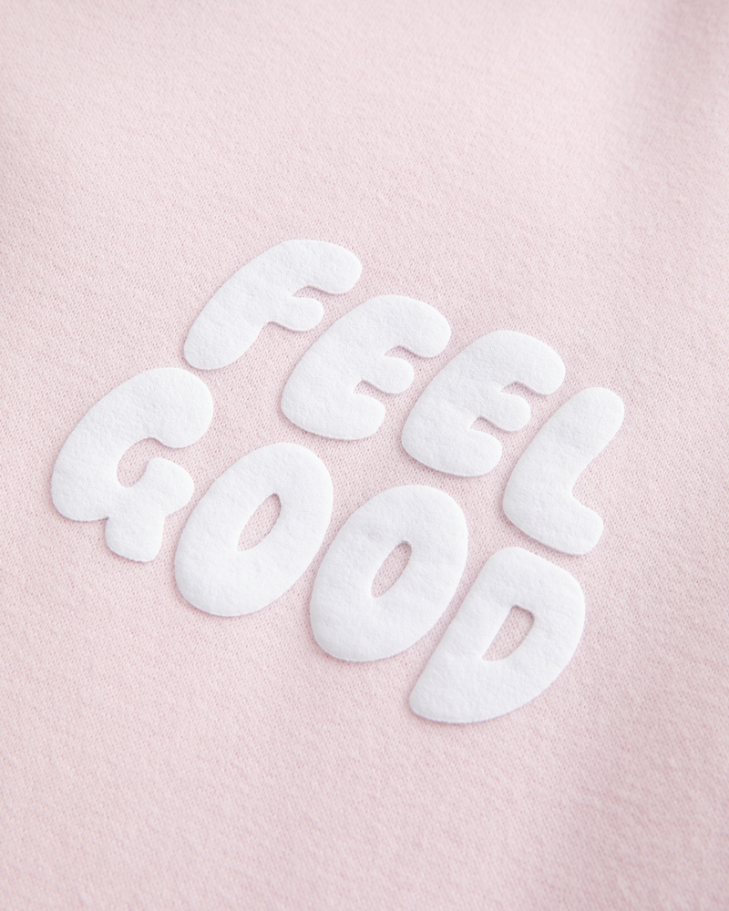 hollister feel good logo-muster oversize-camouflage-hoodie