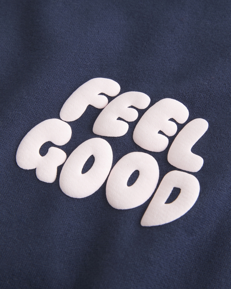 hollister feel good logo-muster oversize-camouflage-hoodie