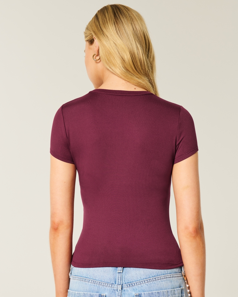 weiches und dehnbares baby-t-shirt aus nahtlosem stoff