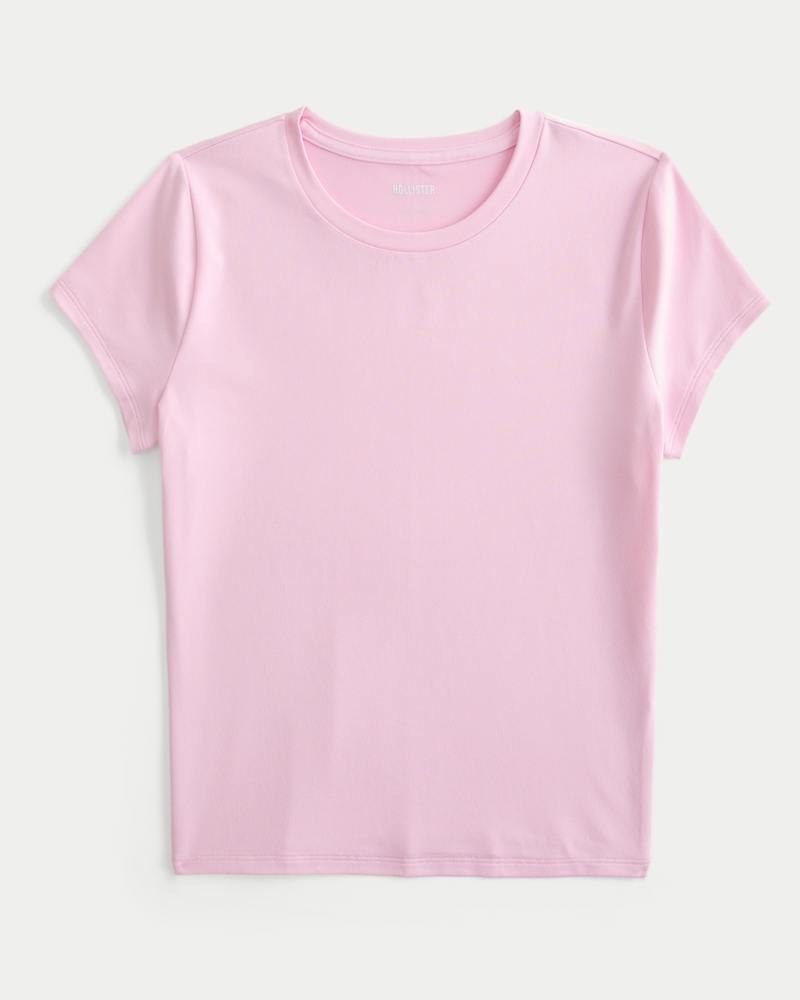 weiches und dehnbares baby-t-shirt aus nahtlosem stoff