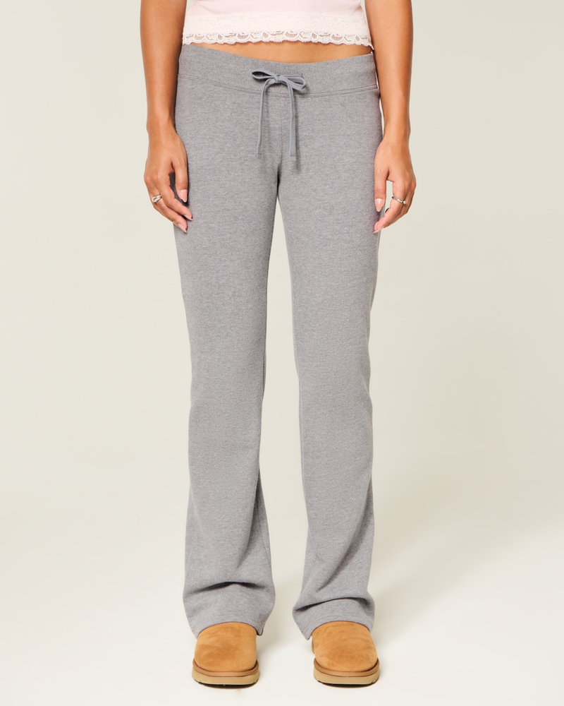 bootcut-jogginghose mit logoprint