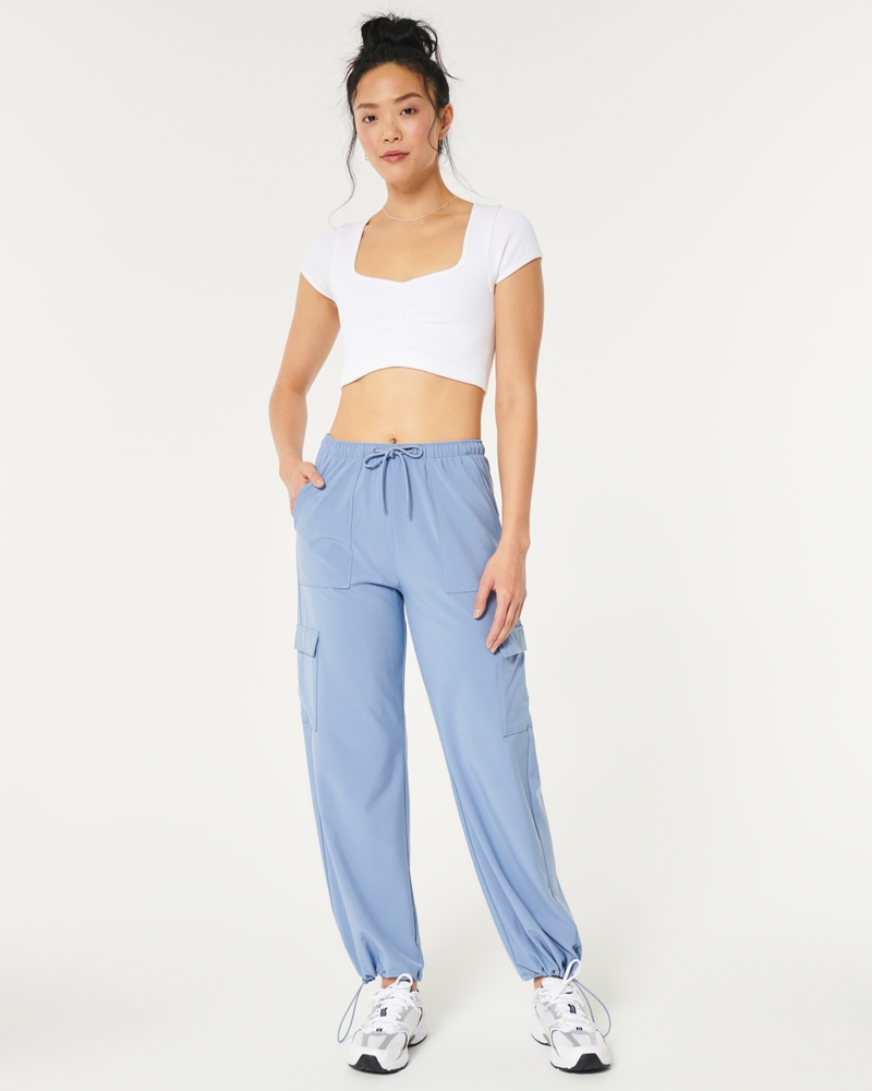 gilly hicks rippen-nahtloses figurbetontes top
