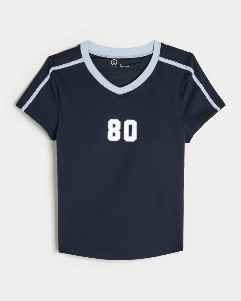 gilly hicks cropped t-shirt mit auffälligem grafikmuster