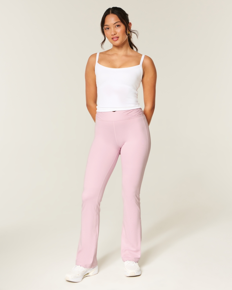 gilly hicks active recharge leggings mit wickelbund und stiefeletten