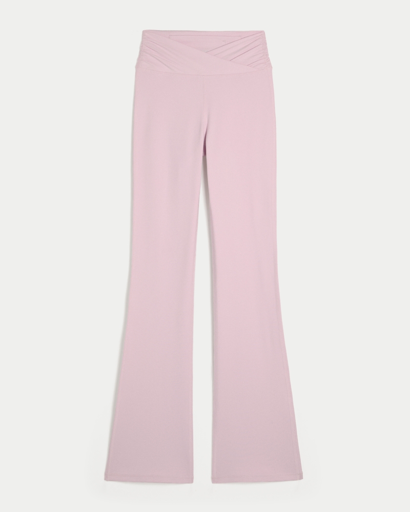 gilly hicks active recharge leggings mit wickelbund und stiefeletten