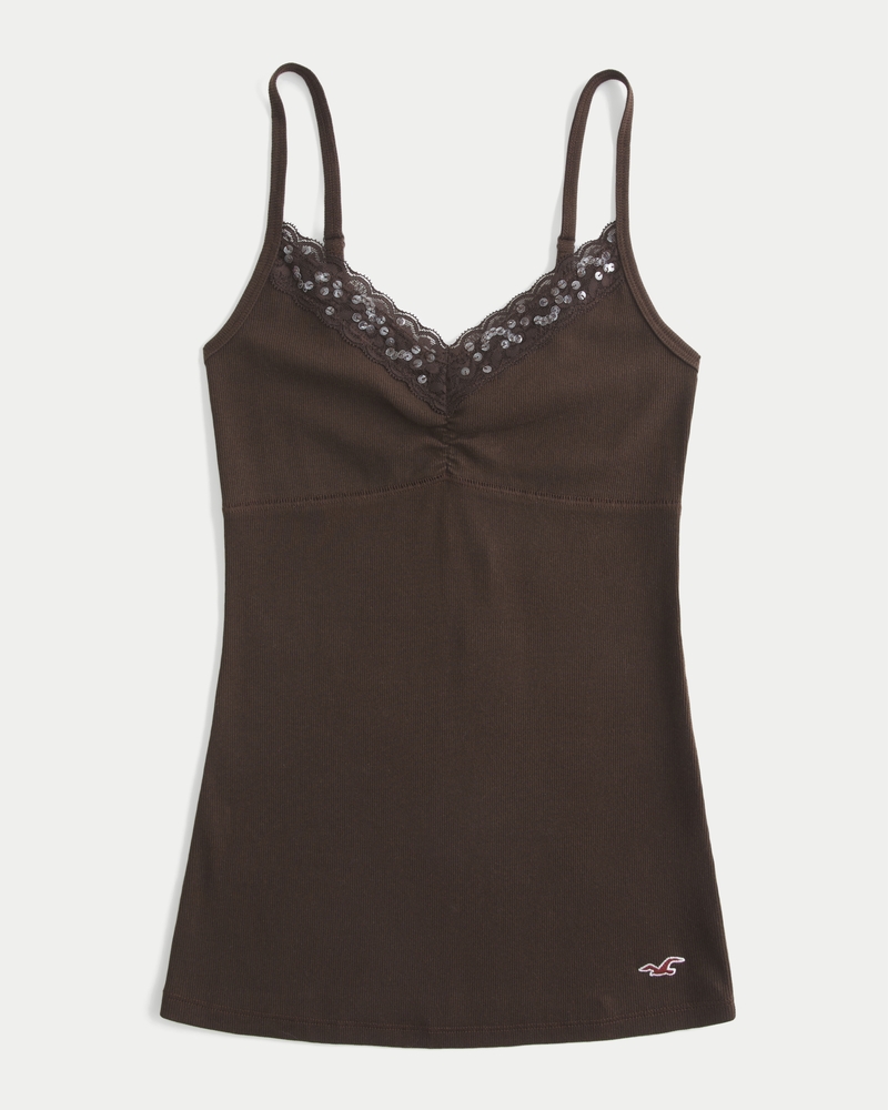 spitzenbesetztes camisole aus der holiday collection
