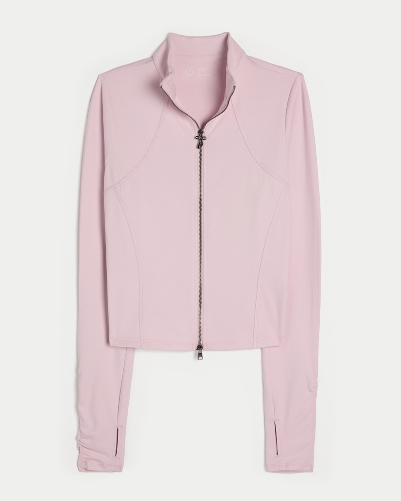 gilly hicks recharge active bow doppelreißverschlussjacke