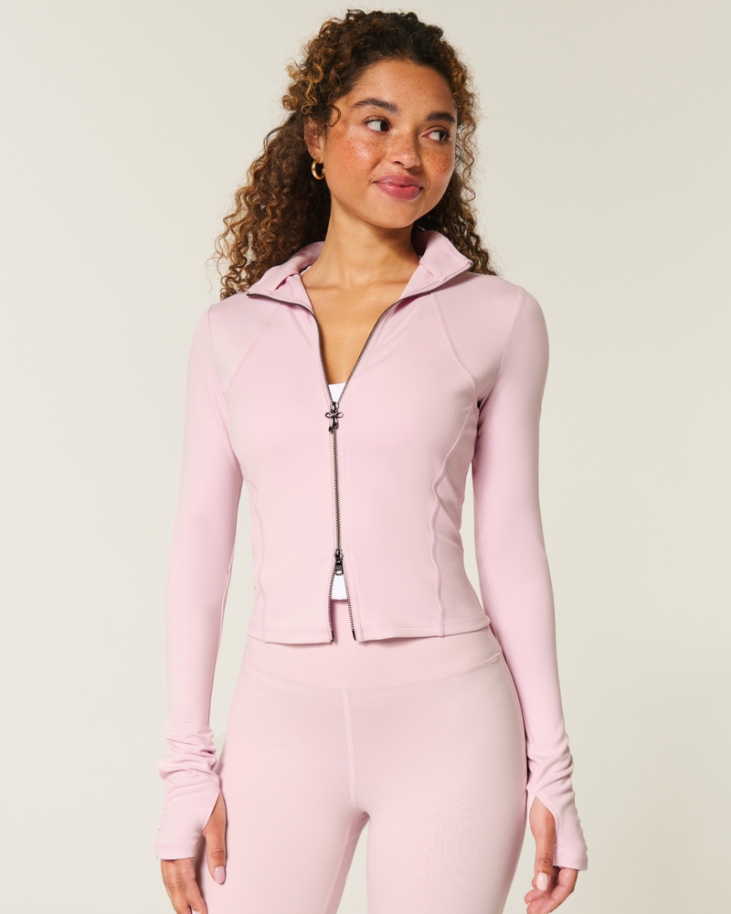 gilly hicks recharge active bow doppelreißverschlussjacke