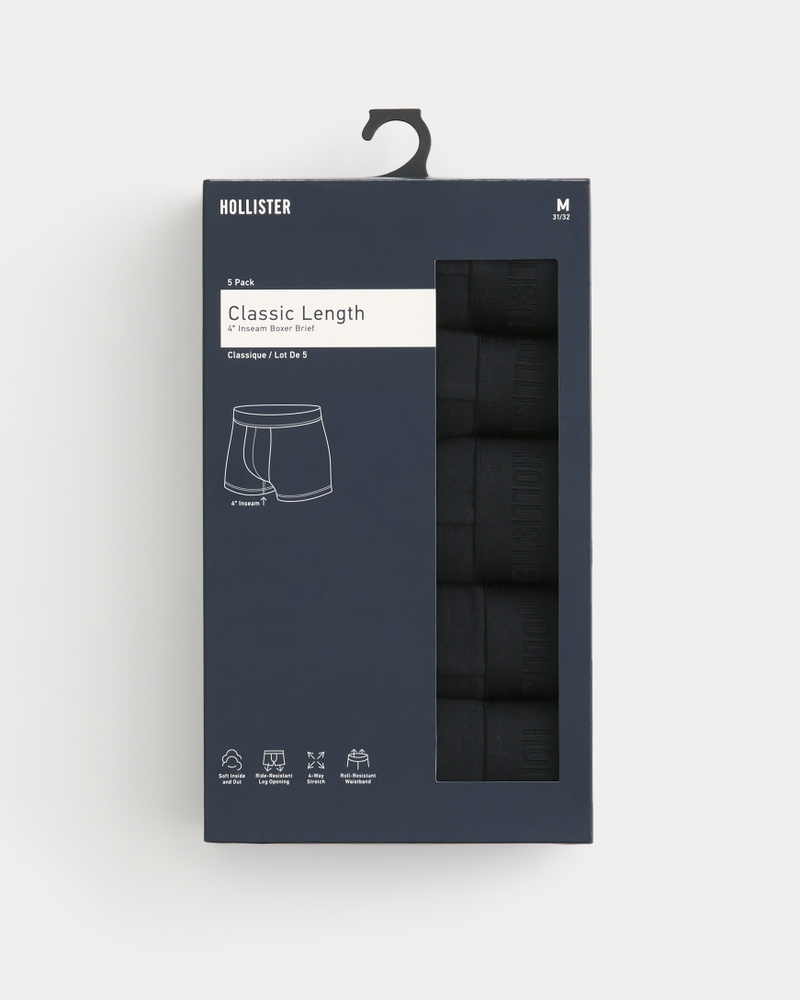 klassische boxershorts 5er-packung