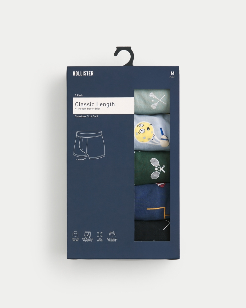 klassische boxershorts 5er-packung