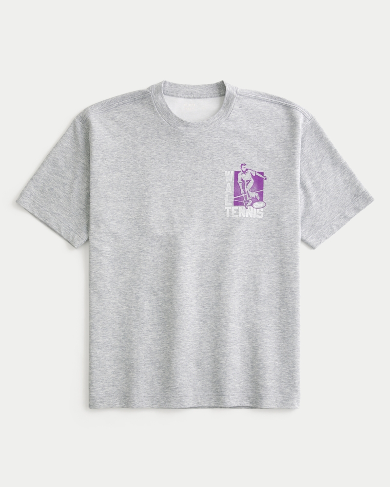 cooles t-shirt mit quadratischem badmintonmuster