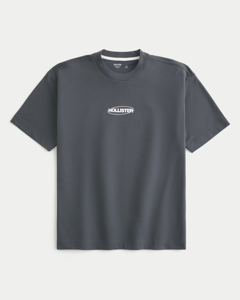 cooles 5-quadrat-t-shirt mit logo