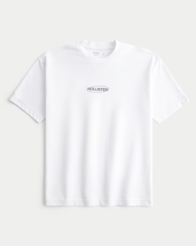 cooles 5-quadrat-t-shirt mit logo