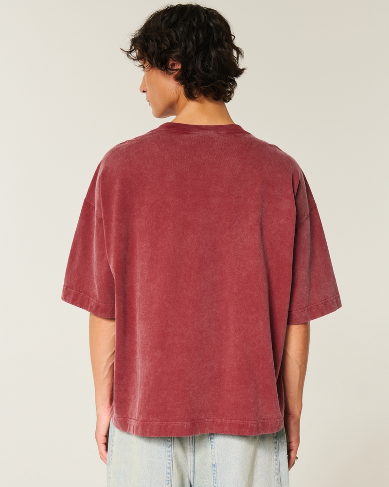 hochwertiges locker sitzendes kurzärmeliges fußballtrikot im preppy-stil mit muster