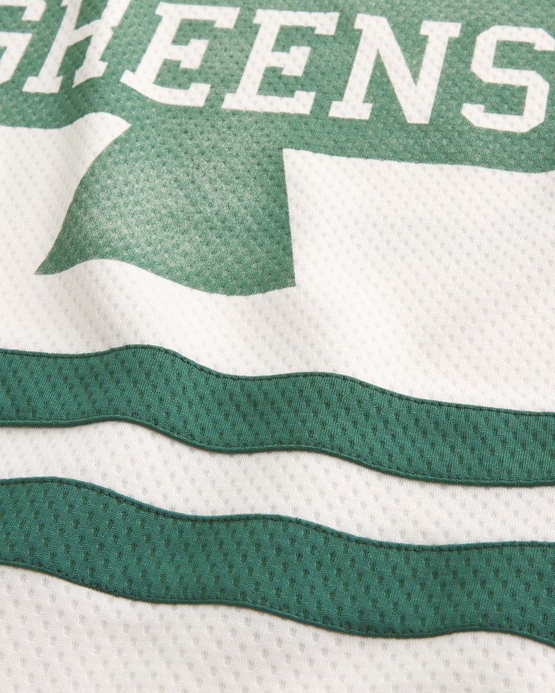 locker sitzendes eishockeytrikot im new-orleans-muster