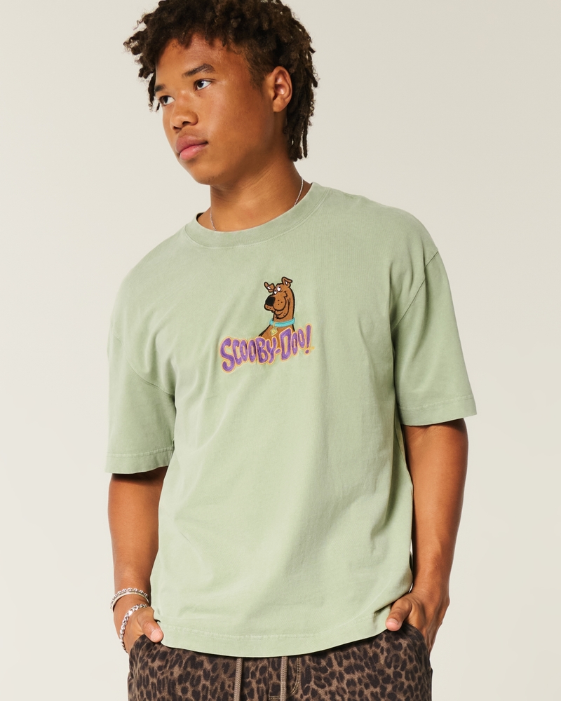 locker sitzendes schweres t-shirt mit tom-und-jerry-motiv