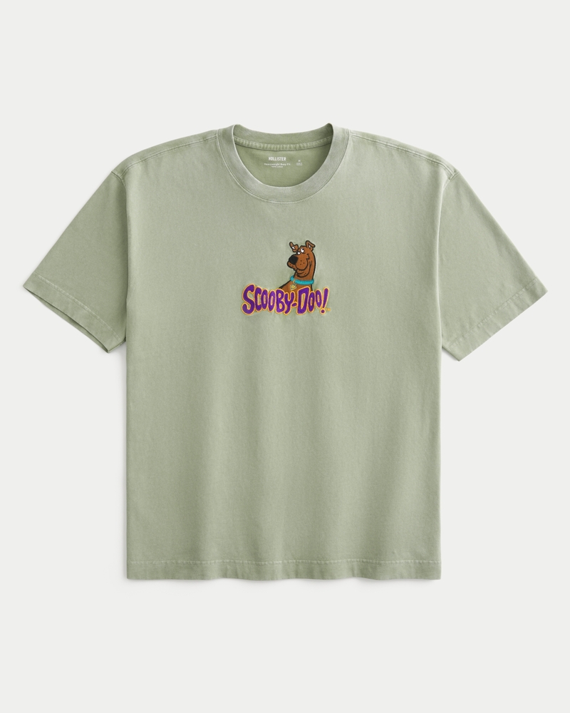 locker sitzendes schweres t-shirt mit spongebob schwammkopf-print