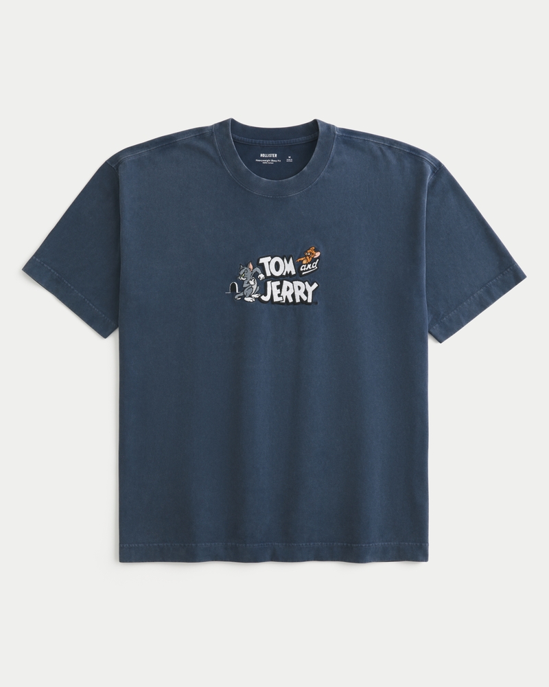 quadratisches und dickes t-shirt mit onkel-dog-muster