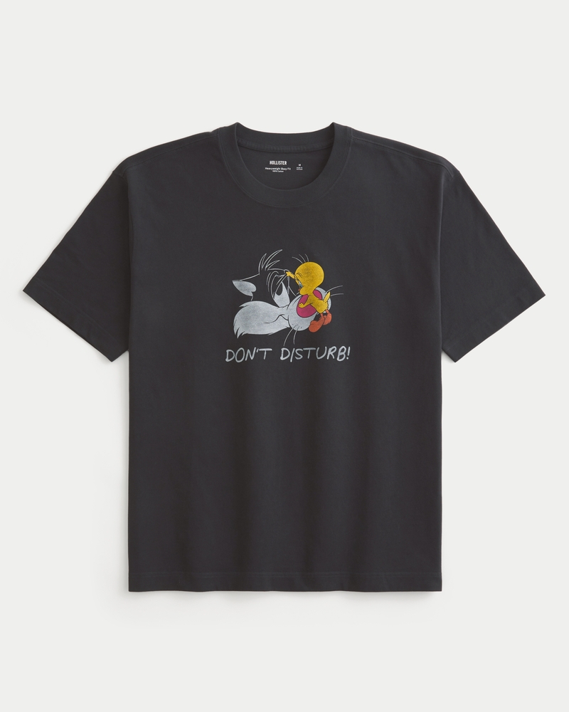 quadratisches und dickes t-shirt mit onkel-dog-muster