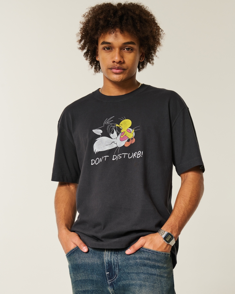 quadratisches und dickes t-shirt mit onkel-dog-muster