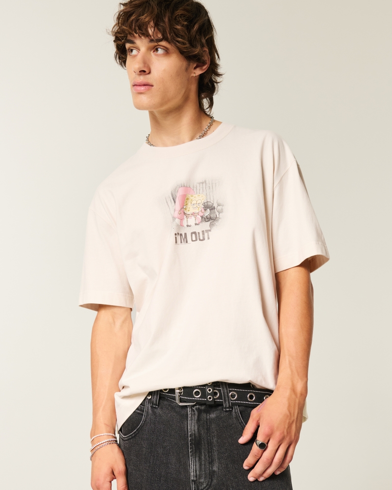 quadratisches und dickes looney tunes grafik-t-shirt