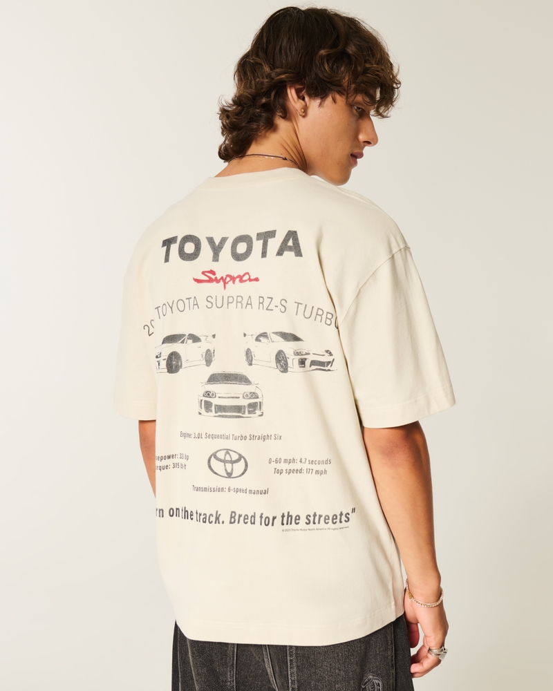dodge charger hellcat grafik-t-shirt mit quadratischer passform schweres material