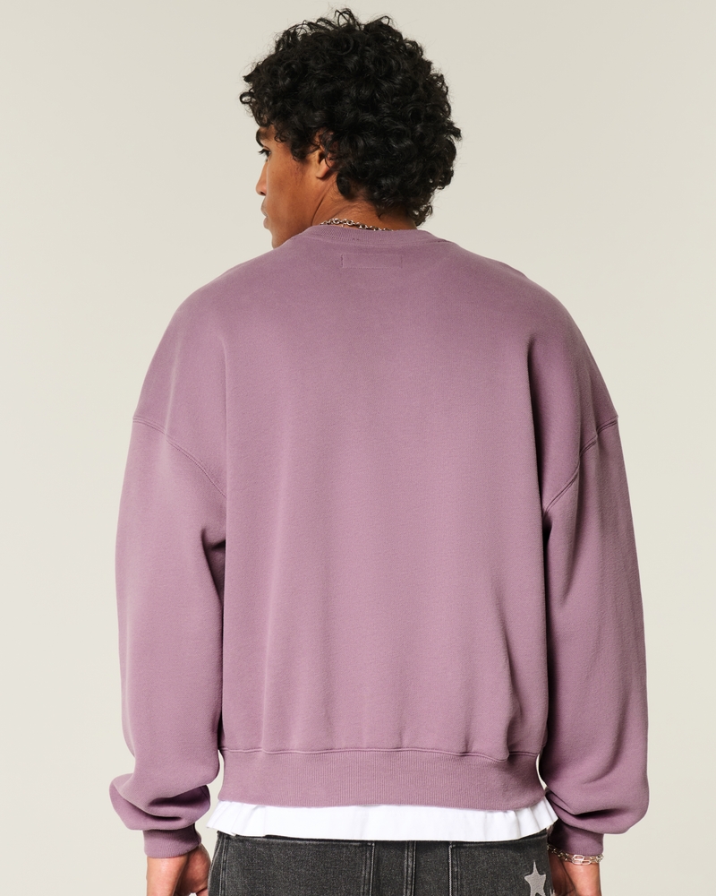 locker sitzendes sweatshirt mit gürtel und rundhalsausschnitt mit hasenmuster
