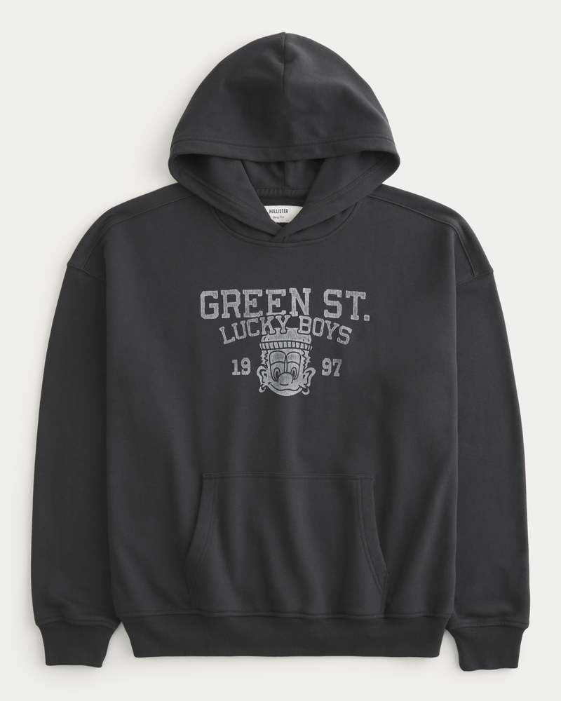 new york bobcats hoodie mit quadratischer passform