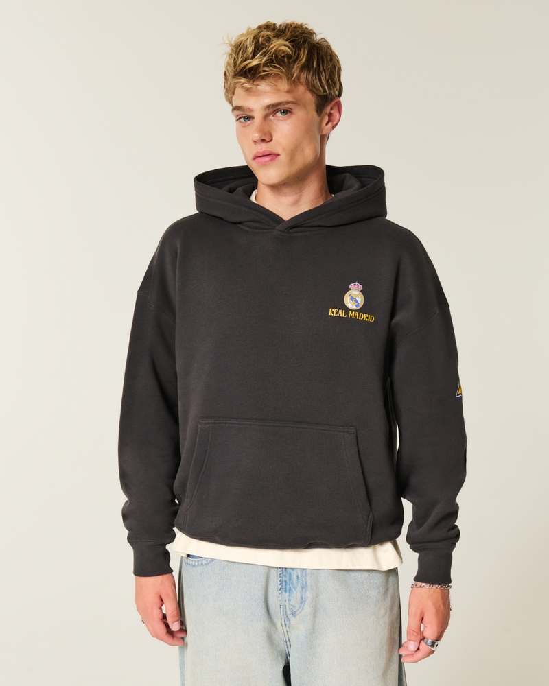 real madrid fußballclub hoodie mit grafikmotiv