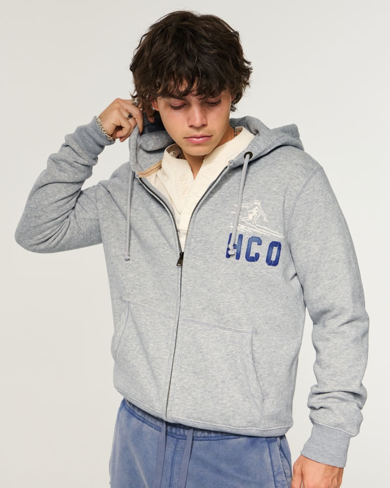 holiday vault limited edition zipper surf logo hoodie