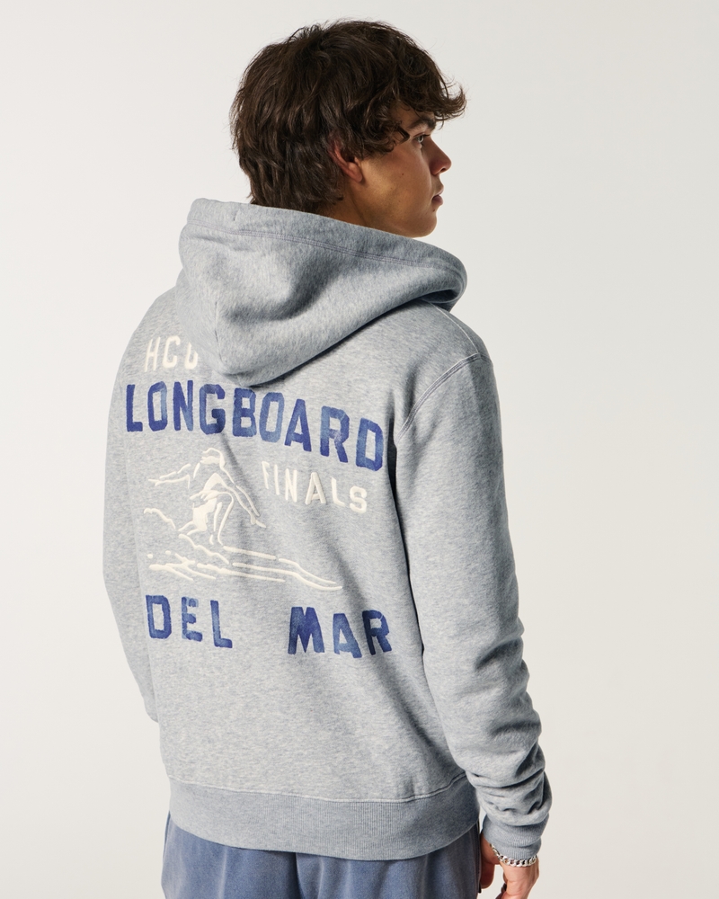 holiday vault limited edition zipper surf logo hoodie
