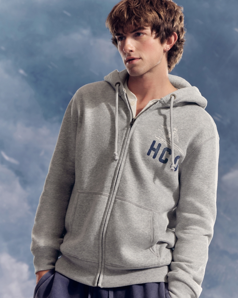 holiday vault limited edition zipper surf logo hoodie