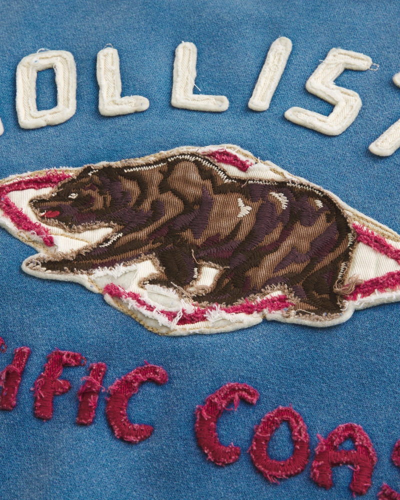 holiday vault limited edition big bear lake pattern zip-up hoodie