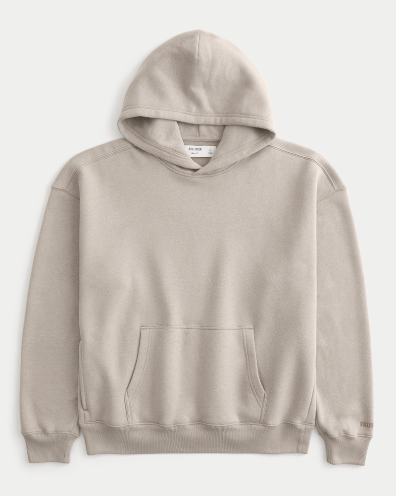 quadratisch geschnittener hoodie mit digitalmuster