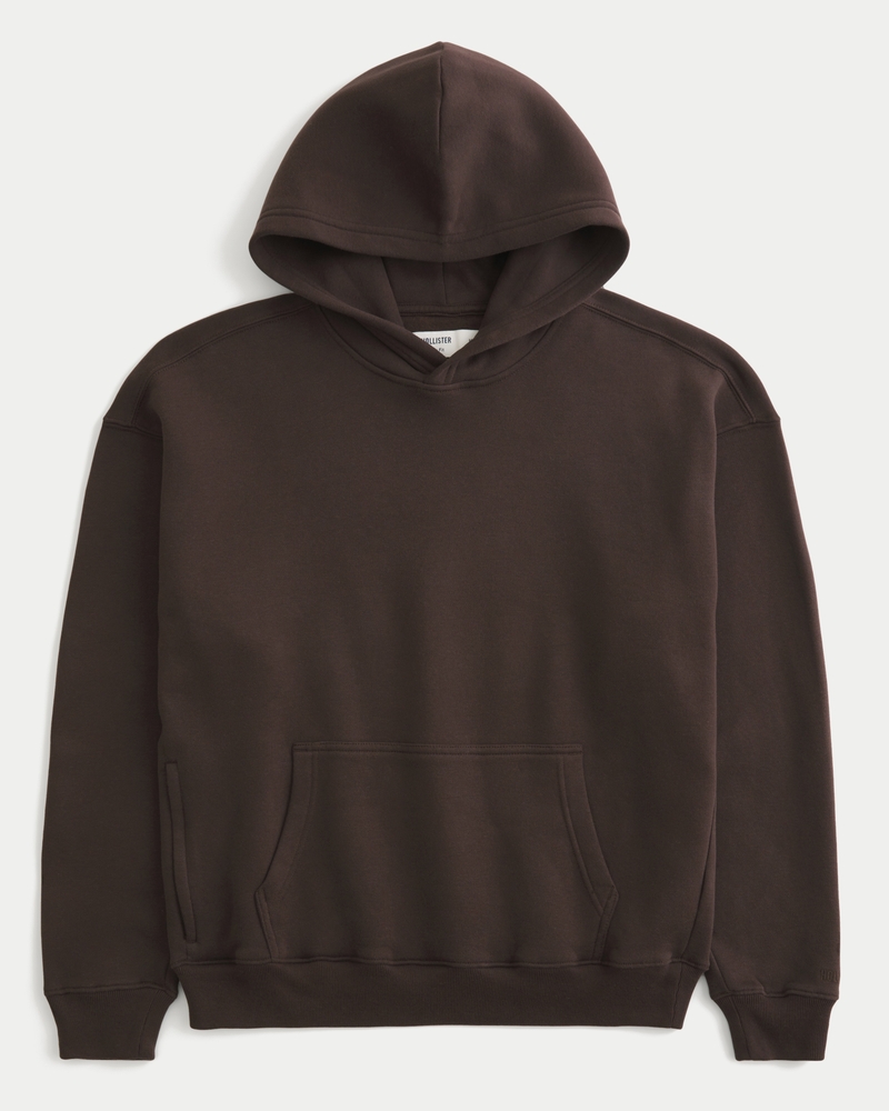 quadratisch geschnittener hoodie mit digitalmuster
