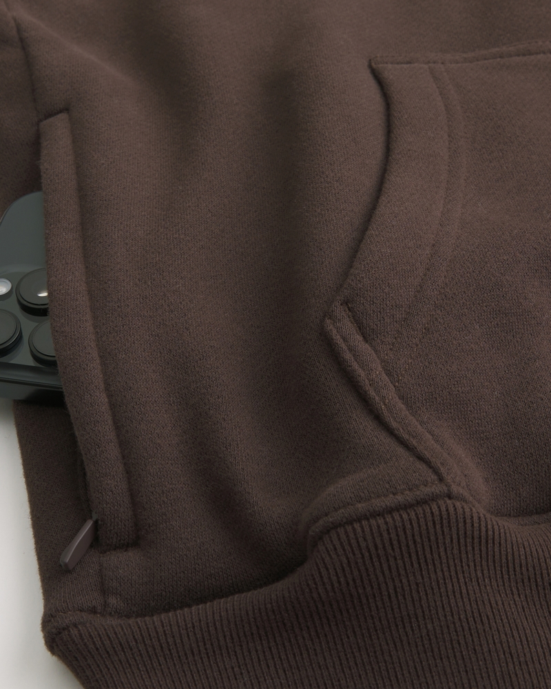 quadratisch geschnittener hoodie mit digitalmuster